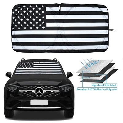 Parabrisas reflectante anti UV para Mercedes Benz bandera de Estados Unidos Foto 1 de 4