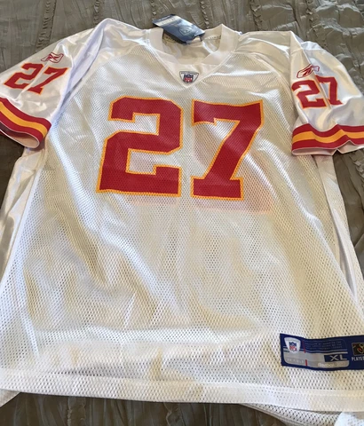 LARRY JOHNSON Kansas City CHIEFS Football REEBOK Replica Size XL Jersey NFL New Cover