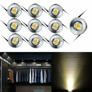 5/10x LED Recessed Small Cabinet Mini Spot Lamp Ceiling Downlight 1W Spot - Picture 1 of 12