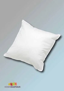 Coussin En Duvet 55 X 55 Cm Avec 600 G De Remplissage En Duvet - Picture 1 of 7