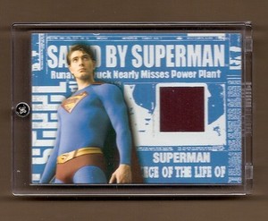 SUPERMAN'S BRIEFS  COSTUME CARD SUPERMAN RETURNS BRANDON ROUTH