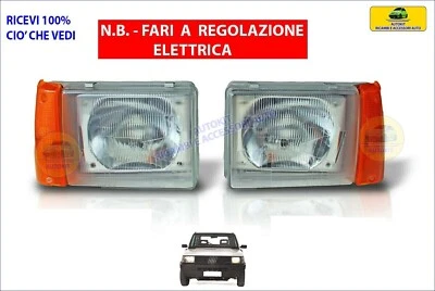 Fari anteriori per  Panda Hobby Fanali Coppia Luci faro fanale luce DX SX  - Immagine 1 di 4