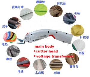 Hochwertige elektrische Gewebeschere Cuter elektrische Schere für Stoff Textiltaschen - Bild 1 von 5