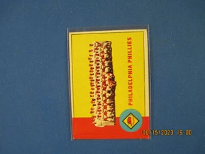 1963 Topps Baseball # 19 Phillies Team card VG-EX - Picture 1 of 2