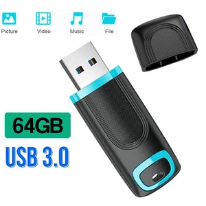 64GB Flash Drive USB 3.0 Memory Stick Pen Drive High Speed up to 80MB/s - Picture 1 of 10