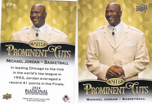 2024 Upper Deck The National VIP Prominent Cuts #VIP-1 Michael Jordan NSCC Promo - Picture 1 of 1