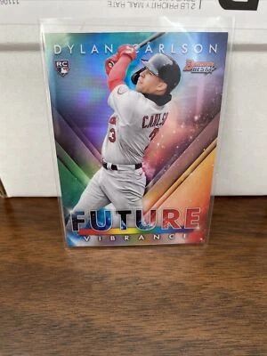 2021 Bowman's Best #BFV-4 Dylan Carlson Rookie Future Vibrance - Image 1 of 2