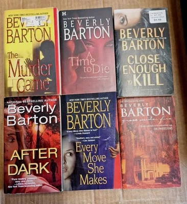 Beverly Barton Lot of 6 ROMANCE SUSPENSE THRILLER books  SERIES: GRIFFIN POWELL Foto 1 de 4