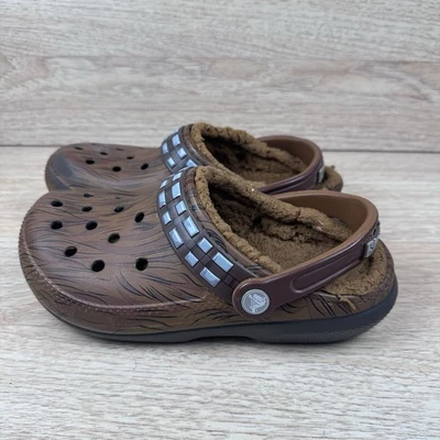 Star Wars Chewbacca Crocs Classic Lined Clog Mens 4 Womens 6 - Image 1 of 4