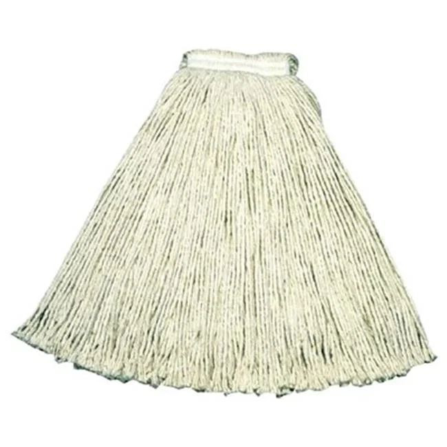 Rubbermaid Commercial V117 Economy Cut-end Cotton Wet MOP Head 20oz 1" Band