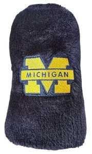University of Michigan Golf Club Head Cover #1 Wood U Of M Golfing Plush Fuzzy - Picture 1 of 5