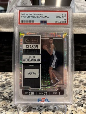 Contenders #11 Victor Wembanyama 2023 PSA 10 Foto 1 de 2