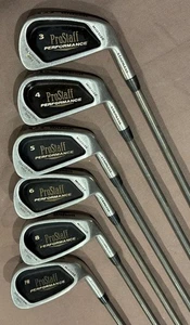 Juego de plancha Wilson Pro Staff 3,4,5,6,8,PW grafito estándar punta flexible ponderada derecha - Imagen 1 de 9