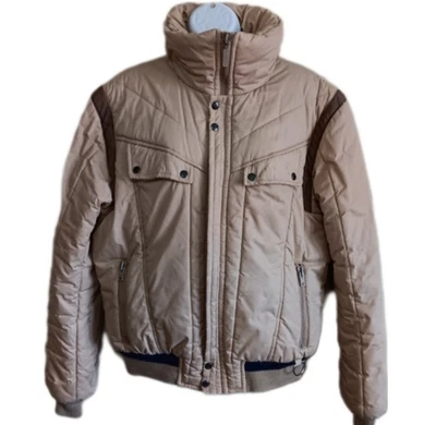 Obermeyer 70s 80s Quilted Gorpcore Bomber Jacket Coat Retro Vintage Winter - Image 1 of 4