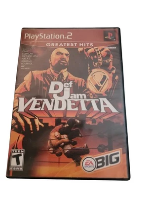 Def Jam Vendetta PlayStation 2 PS2 No Manual Red Label Greatest Hits Tested - Image 1 of 3