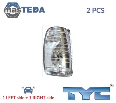 310-0219-3 INDICATOR LIGHT BLINKER LAMP PAIR OUTSIDE MIRROR TYC 2PCS NEW - Image 1 of 4