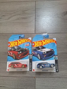Hot Wheels BMW M3 Wagon E30 Red & Blue Bundle Of 2. Sealed Rare - Picture 1 of 2