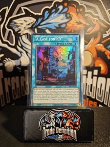 Estuche JUSH-EN040 A para K9: tarjeta YuGiOh súper rara primera edición como nueva - Imagen 1 de 1