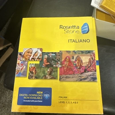 Rosetta Stone Italiano Nivel 1-5 Versión Italiano 2012 Con Air Buds Foto 1 de 4
