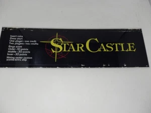Letrero Arcade Carpa Castillo Estrella Original RARO - Imagen 1 de 6