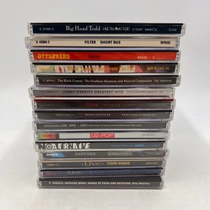 90s Rock Music CD Lot Offspring Filter Blues Traveler Live Kravitz Depeche U2 - Picture 1 of 8