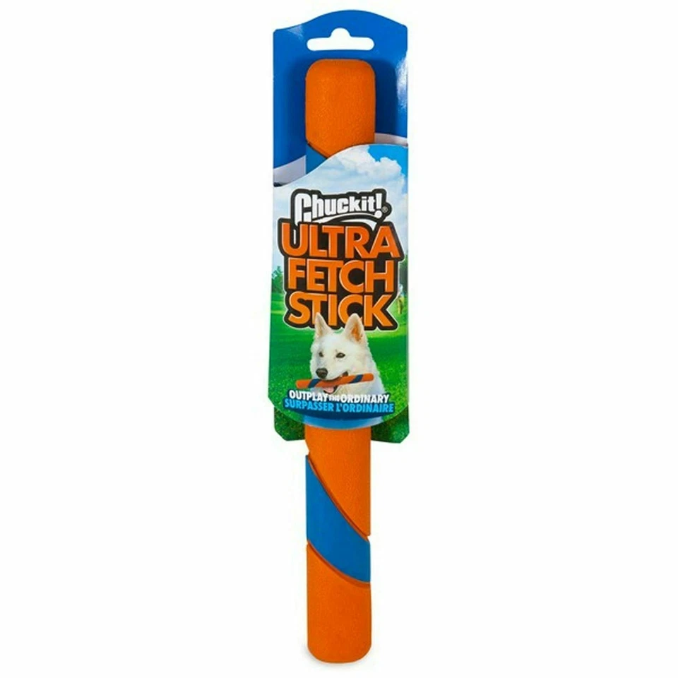 Chuckit Ultra Fetch Stick Highly Durable Visibility Buoyancy Toy Play For Dogs - Image 1 of 1