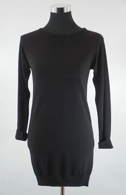 Ca' Vagan Damen Pullover XS schwarz leicht Rundhals Merino Wolle wie Neu A819 - Bild 1 von 4
