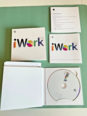 Apple Mac iWork 09 Pages Numbers Keynote DVD Office Computer Software Genuine - Image 1 of 4