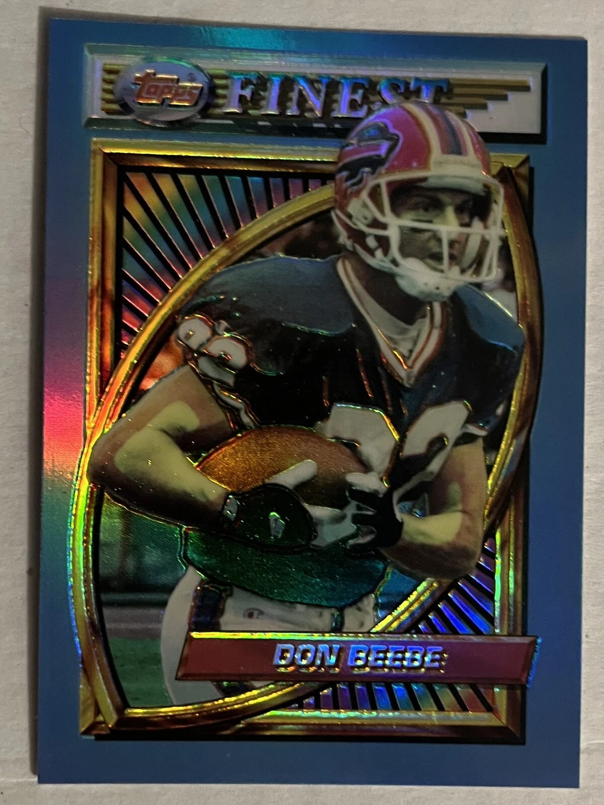 1994 Topps Finest Refractor Don Beebe #67