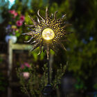 Solar Powered Sun Moon Flame Led Garden Stake Post Lights Pathway Lamp Ornament