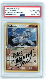 PSA Signed Eric Stuart Machamp EX Power Keepers 11 Holo Rare - Picture 1 of 2