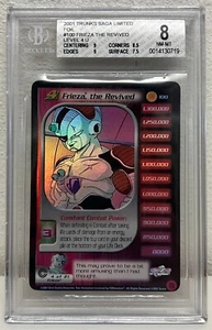 1x DBZ CCG FRIEZA THE REVIVED LV4 HOLO FOIL 100 TRUNKS SAGA LIMITED BGS 8 POP 2 - Picture 1 of 1