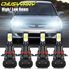 Combo 9005 9006 LED Headlight bulbs Kit for Honda Civic 2004-2013 High Low Beam