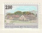 Liechtenstein 1998 Sc# 1075 postfrisch postfrisch Dorfansicht Gemälde Haus Scheune Gamprin