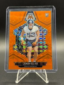 2024 Mosaic Jonah Elliss #364 Orange Fluorescent /25 Broncos - Picture 1 of 4