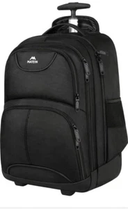MATEIN Wheeled Backpack 18” Laptop Backpack w Wheels Rolling luggage - Picture 1 of 22