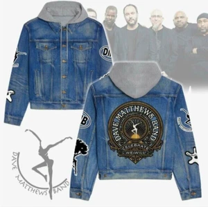 Dave Matthews Band DMB Hooded Denim Jacket ((Brand NEW)) KIDS SIZE SEE PHOTOS - Picture 1 of 23