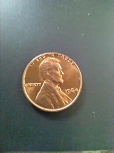 1964 U.S. Penny - Satin Finish RAISED RIM Sharp Edges No Mint Mark ddo/ddr error - Picture 1 of 2