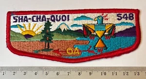 OA Lodge 548 Sha-Cha-Quoi S7 Vintage Sequoia Council California WWW Scouts VTE - Bild 1 von 2