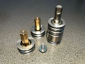 Umlenkrollen Kugellager Aluminium 3er Set - Bild 1 von 2