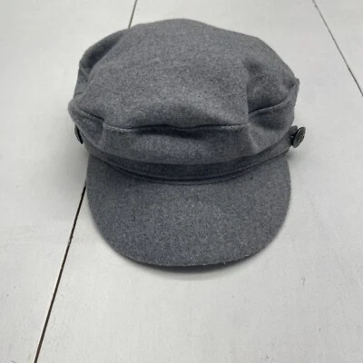 Sombrero de noticiero A New Day de fieltro gris jaspeado para mujer talla única Foto 1 de 4