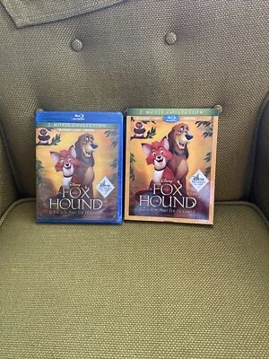 The Fox And The Hound 2-Movie Collection Blu-ray DVD, Digital. W/Slipcover. NEW - Image 1 of 4