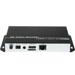 H.265 H.264 Ultra HD 4K Video Audio Decoder IP Streaming Decoder IP To HDMI + - Picture 1 of 4