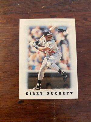 1988 Topps Mini  - Kirby Puckett  - Baseball Card #23 Minnesota Twins - - Image 1 of 4