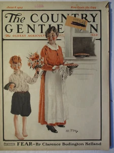 COUNTRY GENYLEMAN MAGAZINE JUN 1925 BOY W/FLOWERS FOR MOM, ANGUS MAC DONALL ILL. - Foto 1 di 2