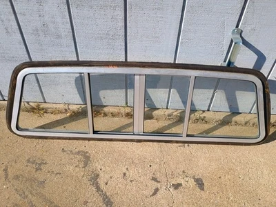 VW Rabbit 1981 camioneta pickup Caddy MK1 ventana trasera genuina vidrio transparente Foto 1 de 4