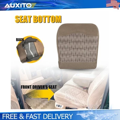 For 1999 2000 Ford Super Duty F250 F350 F450 F550 XLT Driver Bottom Seat Cover - Image 1 of 4