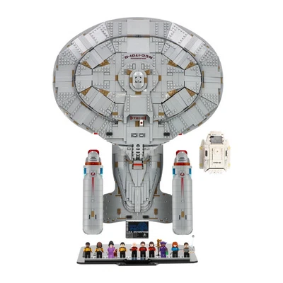 PLEXICO UNIQUEDISPLAY vertikaler Ausstellungsständer für Star Trek: U.S.S. Enterprise NCC-1701-D