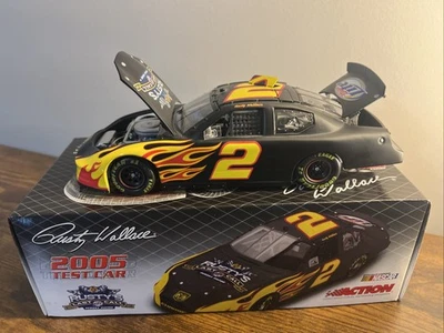 🔥 Rusty Wallace #2 2005 тестовый автомобиль 1:24 действие как новый в коробке 1 из 2772 Miller Lite - Изображение 1 из 4