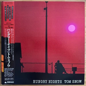 Vinyl LP Record - TOM SNOW - HUNGRY NIGHTS - 1982 JAPAN PRESS w/ OBI - Picture 1 of 7